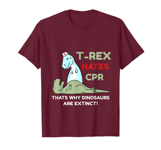 T-Rex Hates CPR T-Shirt