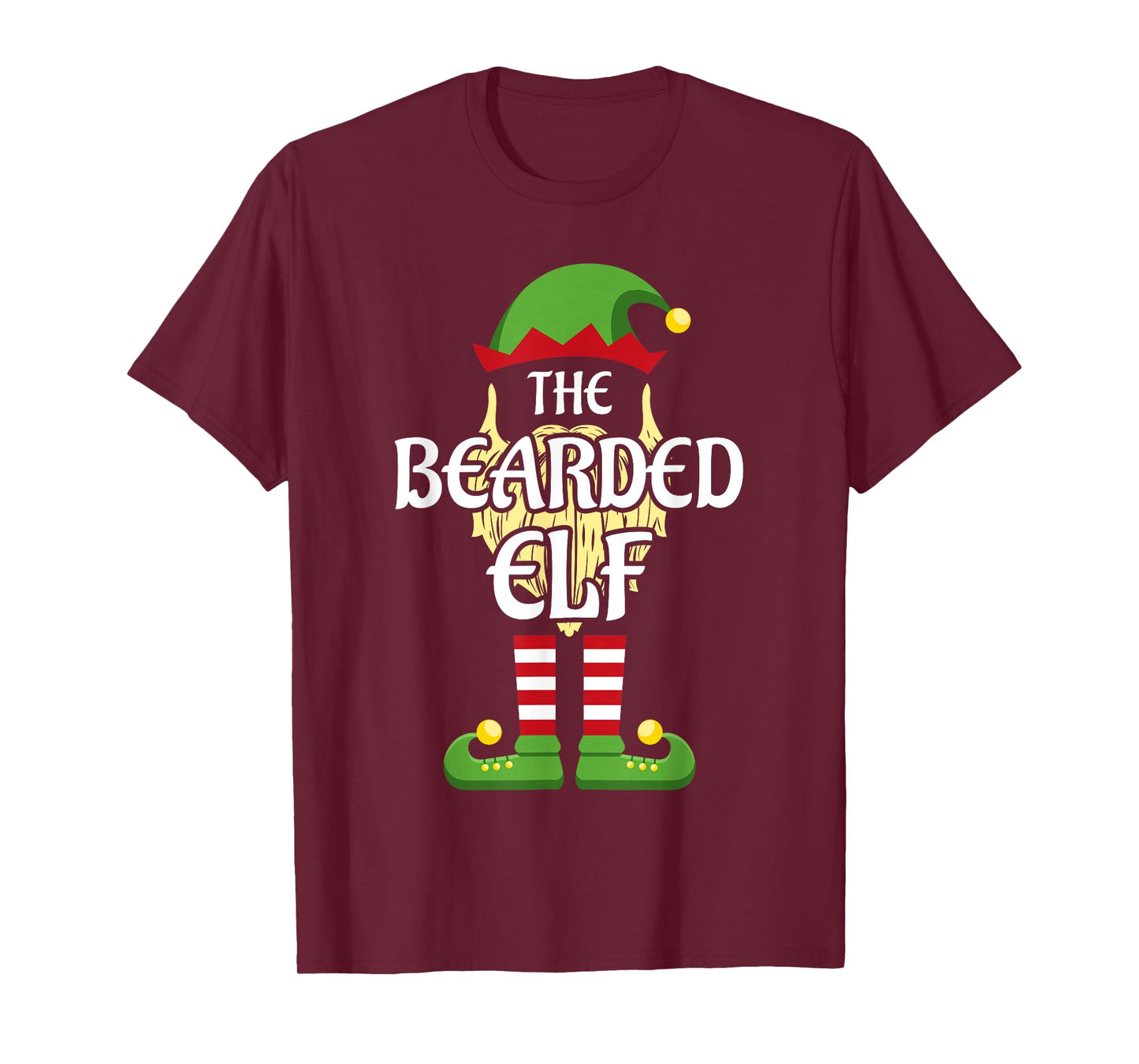 Bearded Elf Family Matching Group Christmas T-Shirt