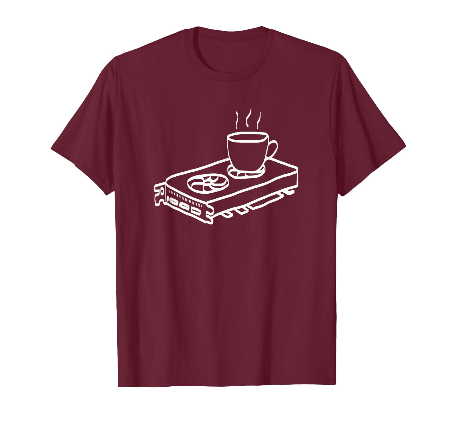Funny PC Gaming, GPU Cup Holder T-Shirt