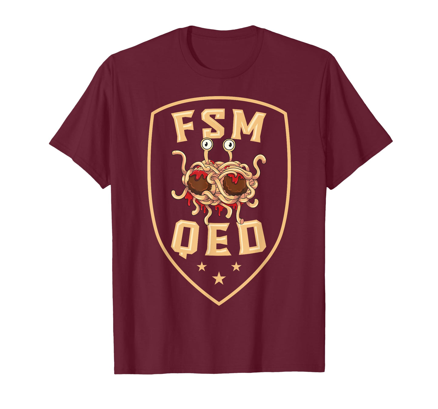 Flying Spaghetti Monster Pastafari Pastafarian FSM QED T-Shirt