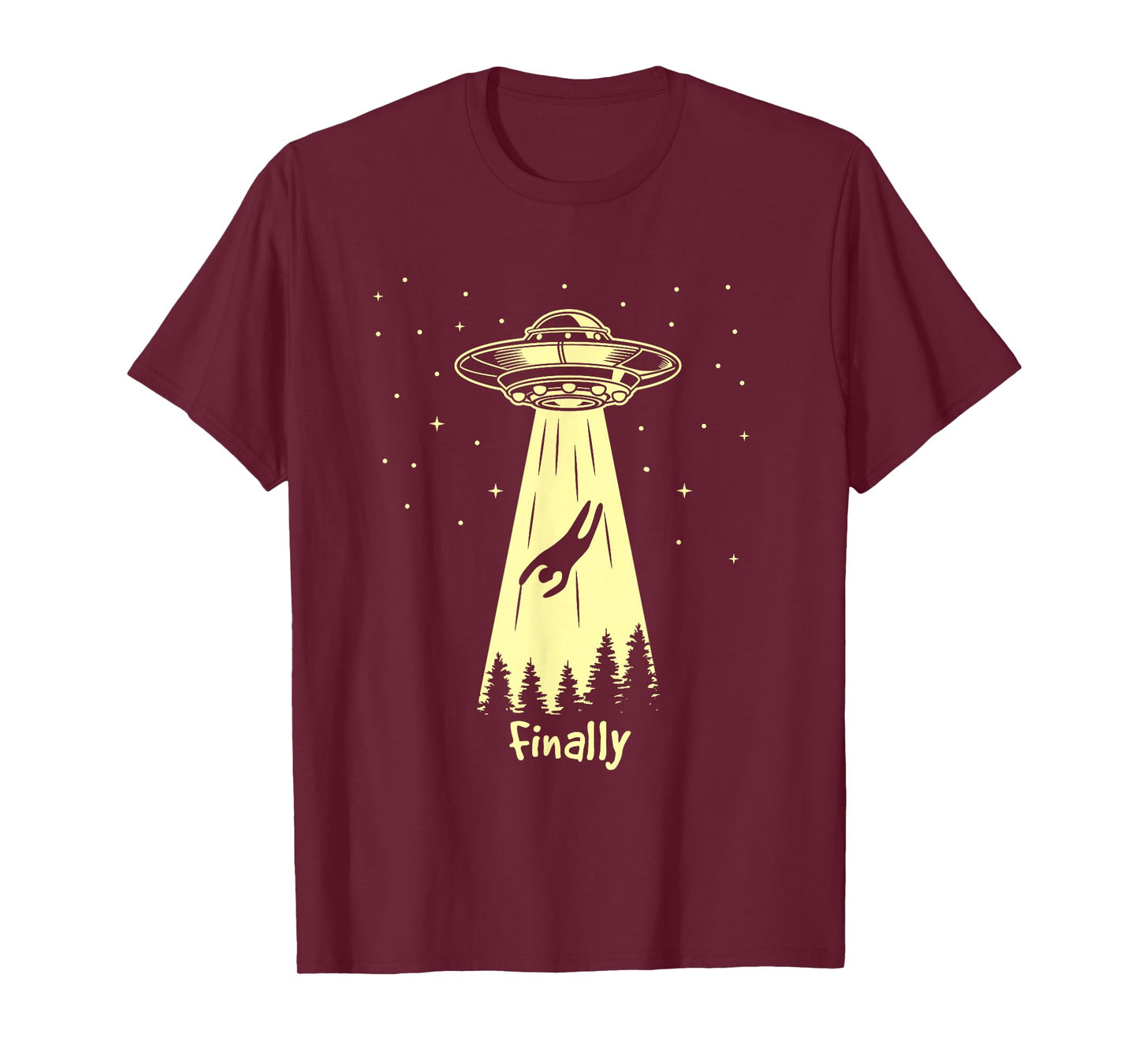 Alien Abduction Finally Aliens T-Shirt