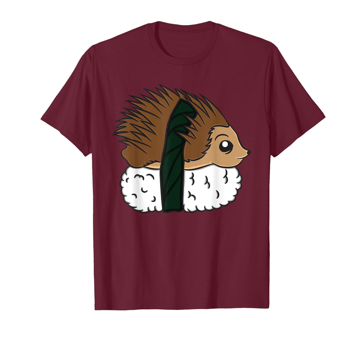 Funny Hedgehog Sushi Japanese Dish Safari Animal Gag Outfit T-Shirt