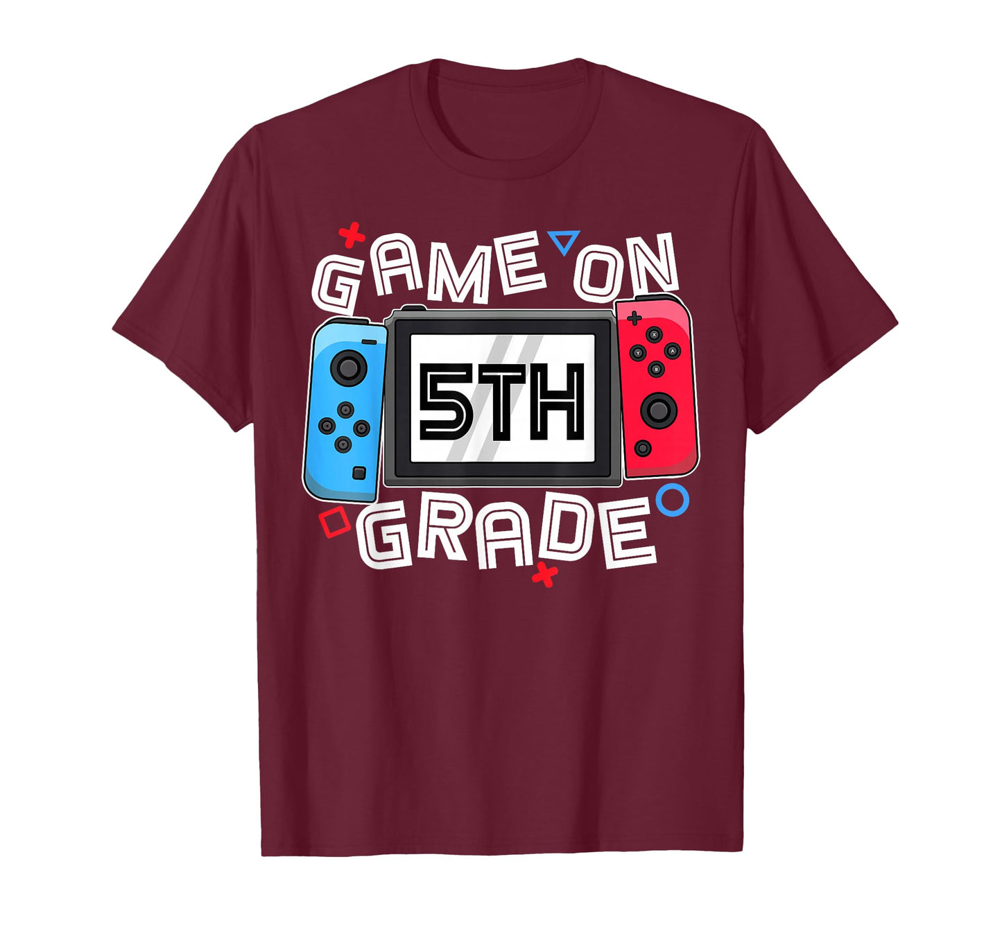 Game On 5th Grade Back To School Video Gamer Boys Kids T-Shirt