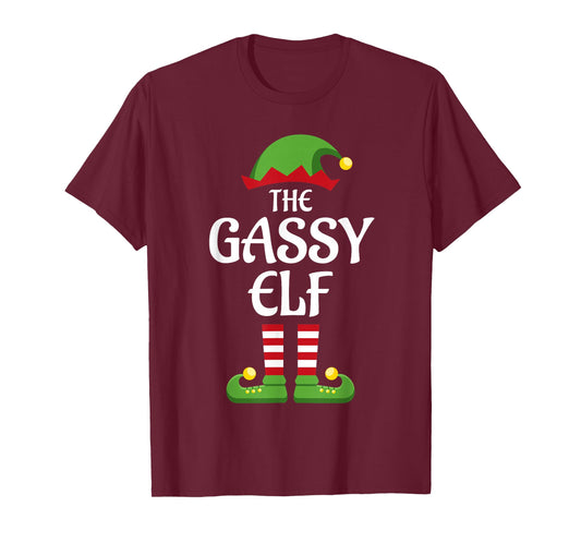 Gassy Elf Family Matching Group Christmas T-Shirt
