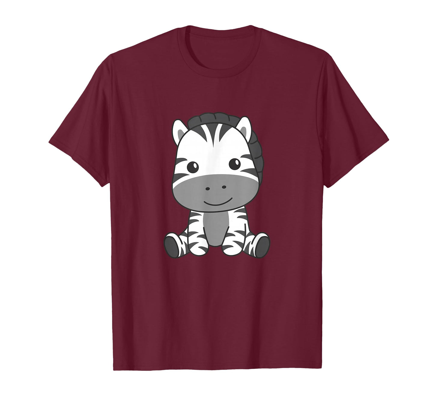 Zebra Cute Animals for Children Manga Zebra T-Shirt