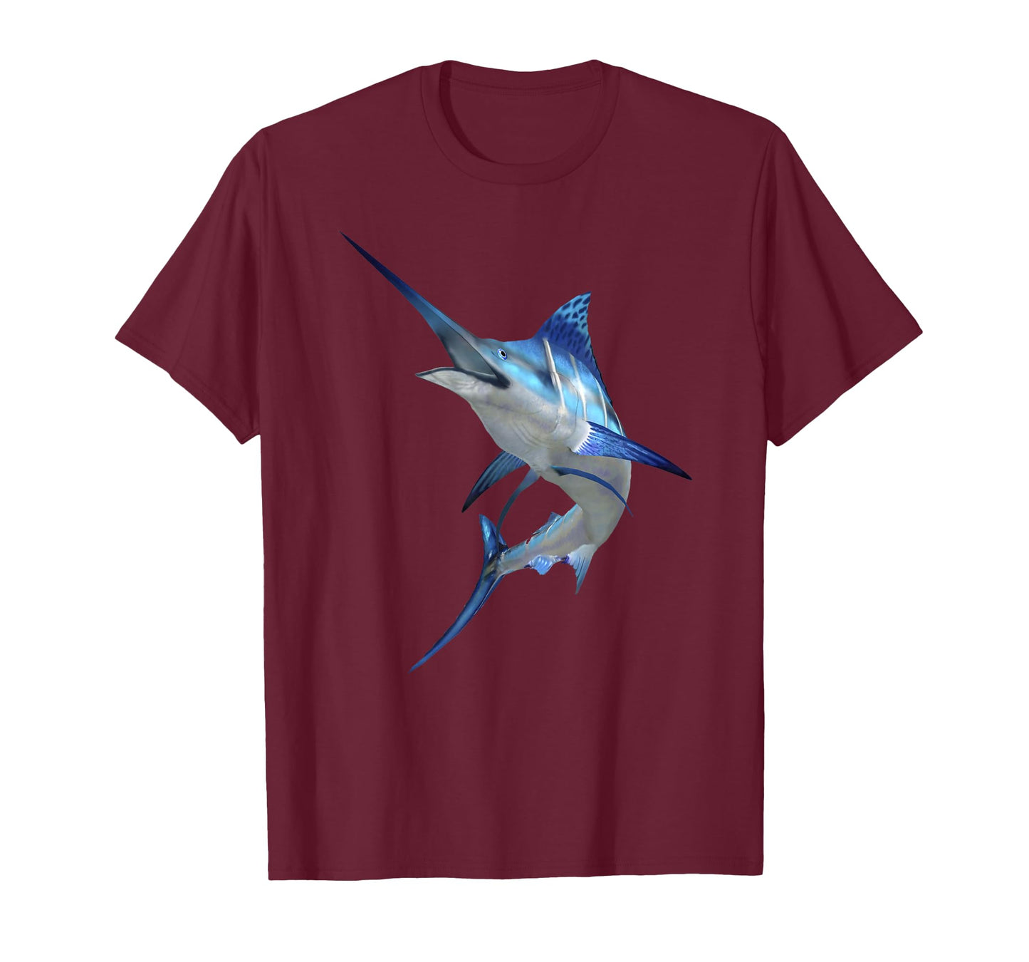 Beautiful Blue Marlin Fishing Short Sleeve T-Shirt T-Shirt