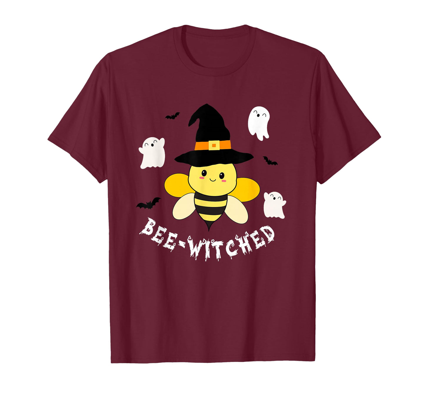 Cute beekeeper halloween costume funny bee pun bee-witched T-Shirt