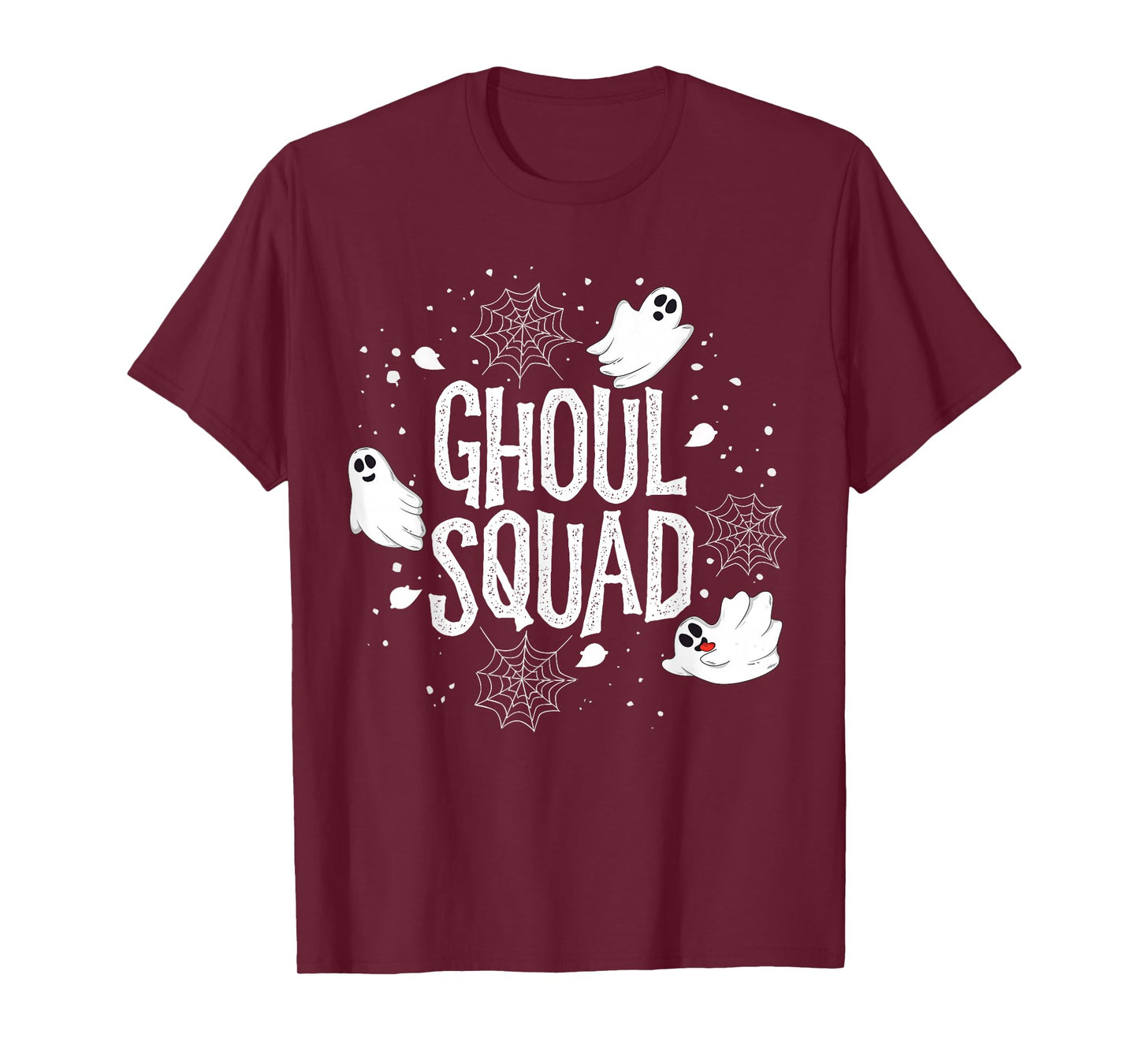 Ghoul Squad Halloween Crew Ghost Kids Boys Friends Outfit T-Shirt