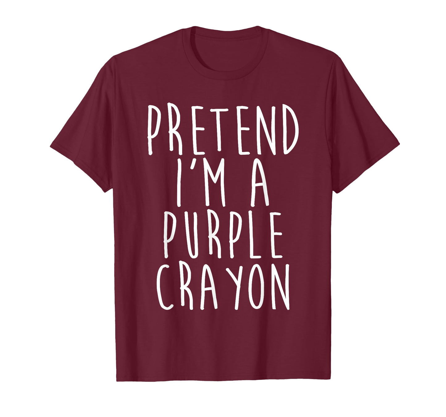 Pretend I'm A Purple Crayon Family Costume Halloween Party T-Shirt