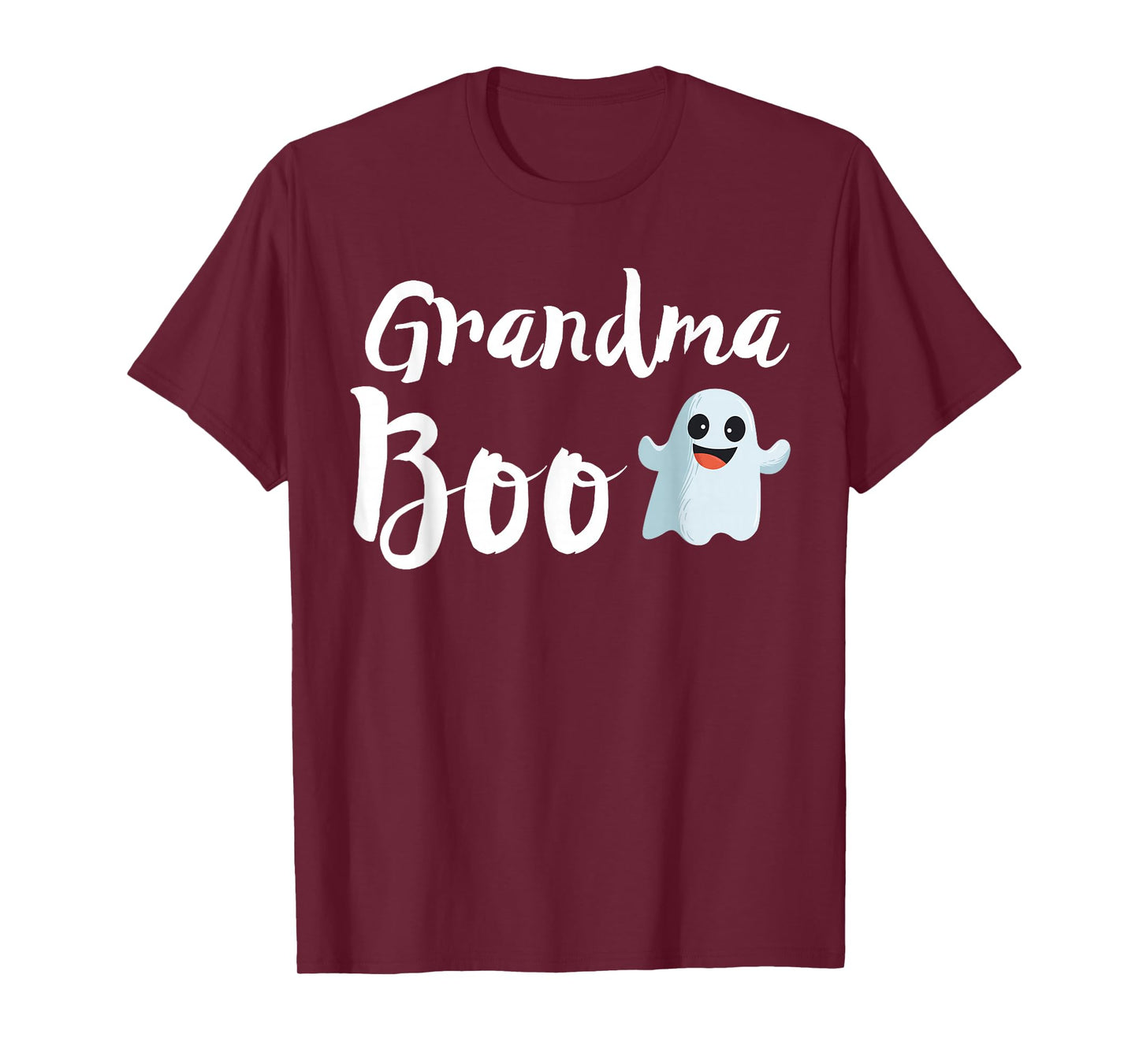 Grandma Boo Halloween Family Matching Ghost Grandmom Gift T-Shirt