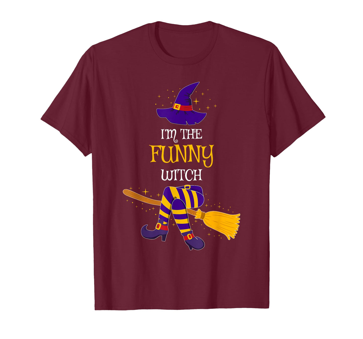 I’m The Funny Witch Family Matching Costume Halloween T-Shirt