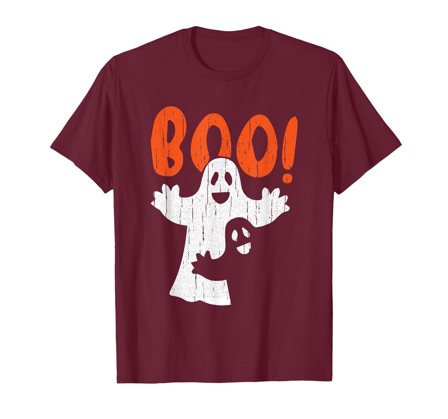 Ghost Boo Lazy Halloween Costume Funny Spirit Ghoul T-Shirt