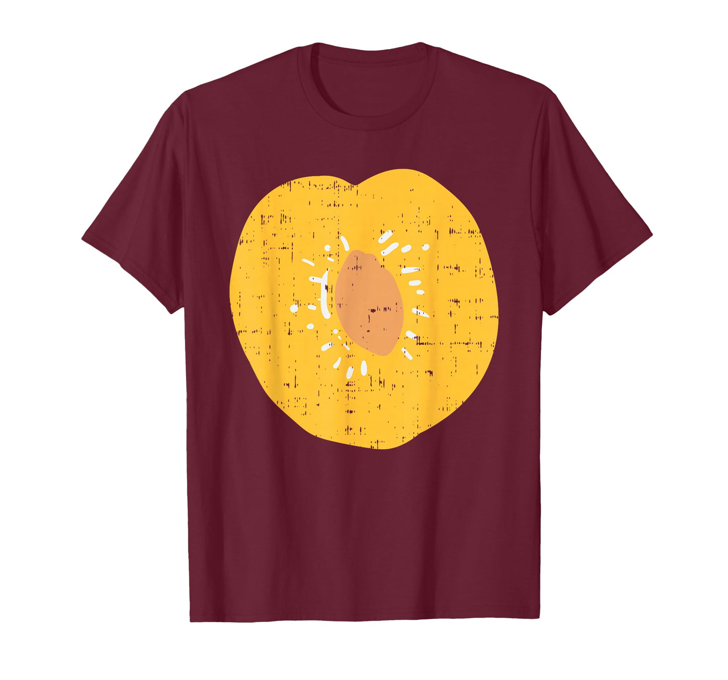 Plum Peach Funny Fruit Lazy DIY Easy Halloween Costume T-Shirt