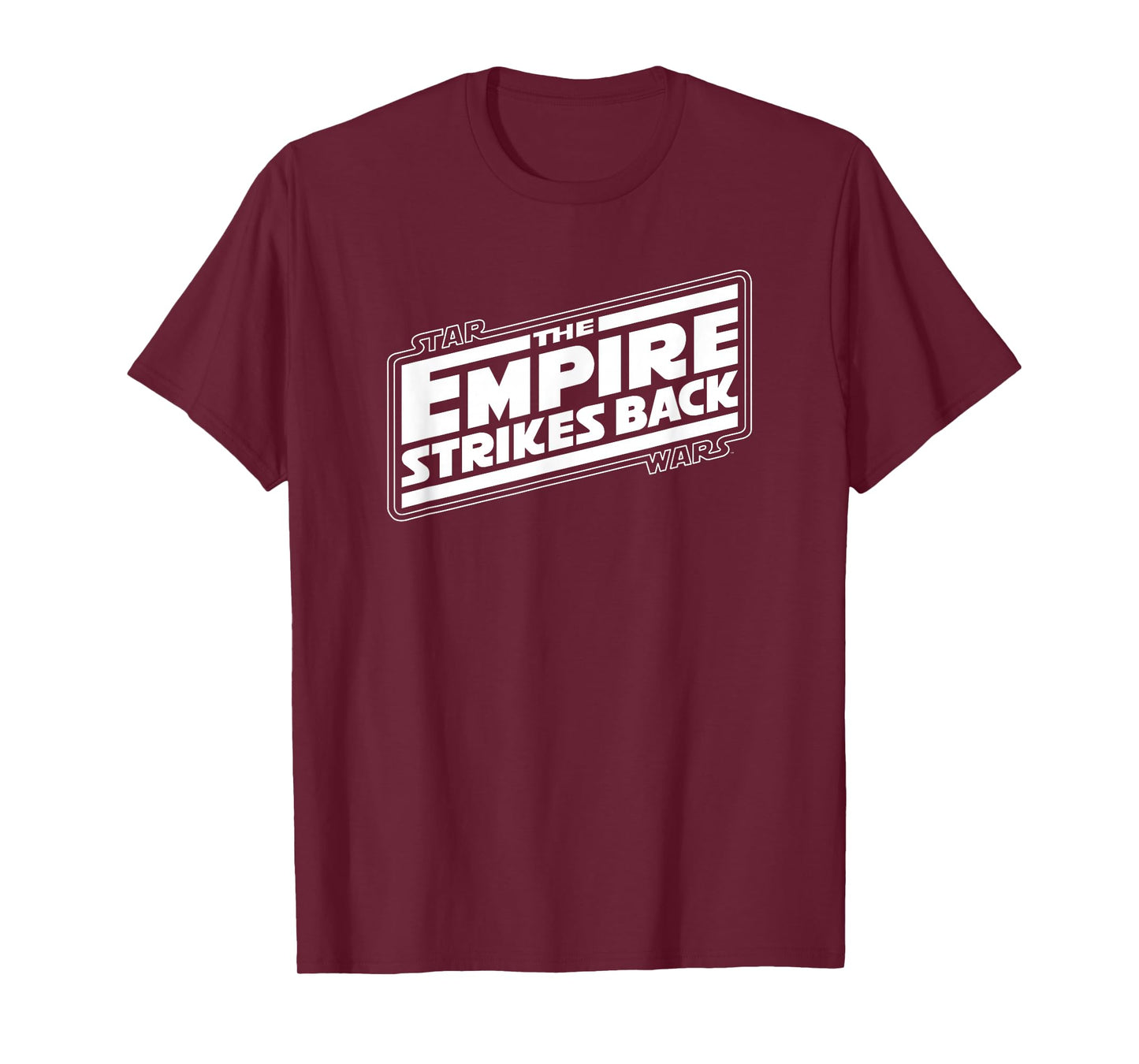 Star Wars The Empire Strikes Back Angled Movie Logo T-Shirt T-Shirt