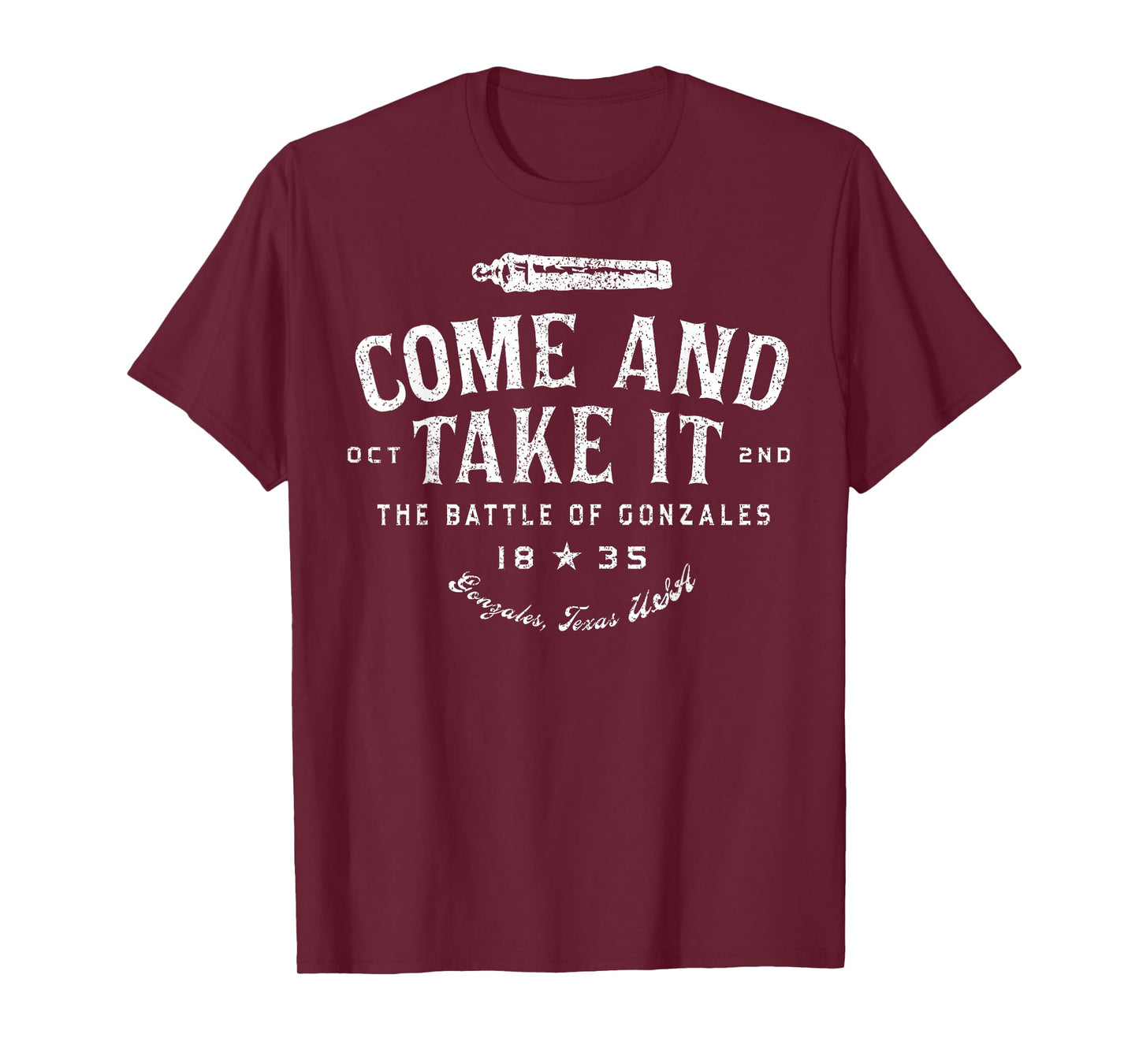 Vintage Come and Take It The Battle of Gonzales 1835 T-Shirt