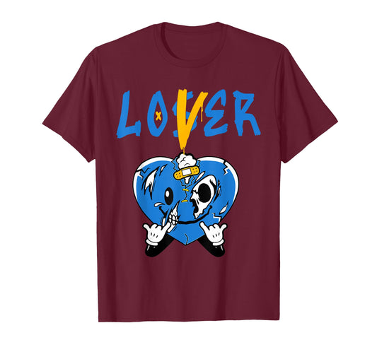 Racer Blue Loser Lover Heart Drip Suffering Racer Blue T-Shirt
