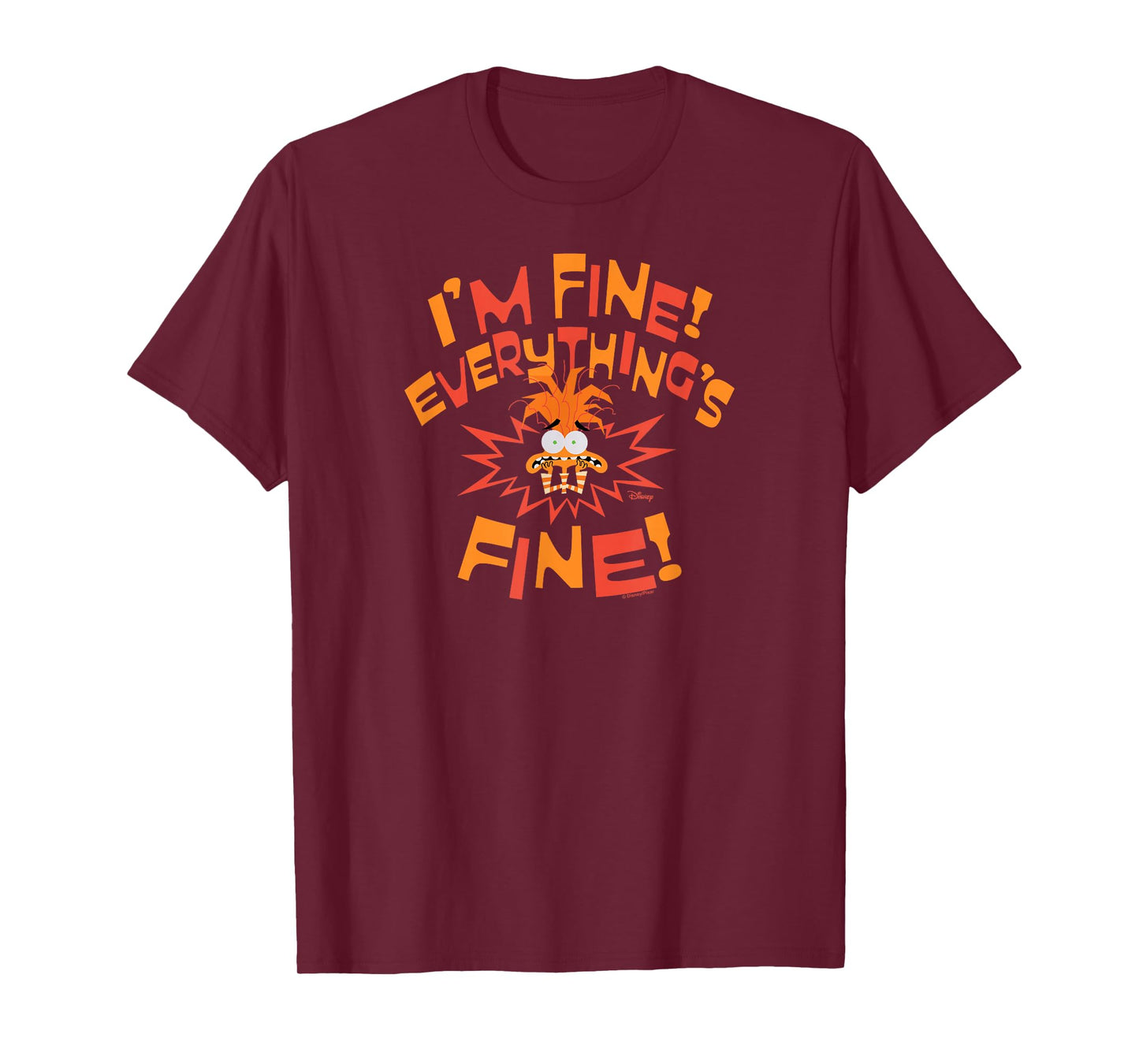 Inside Out 2 - Anxiety I'm Fine Everything's Fine T-Shirt