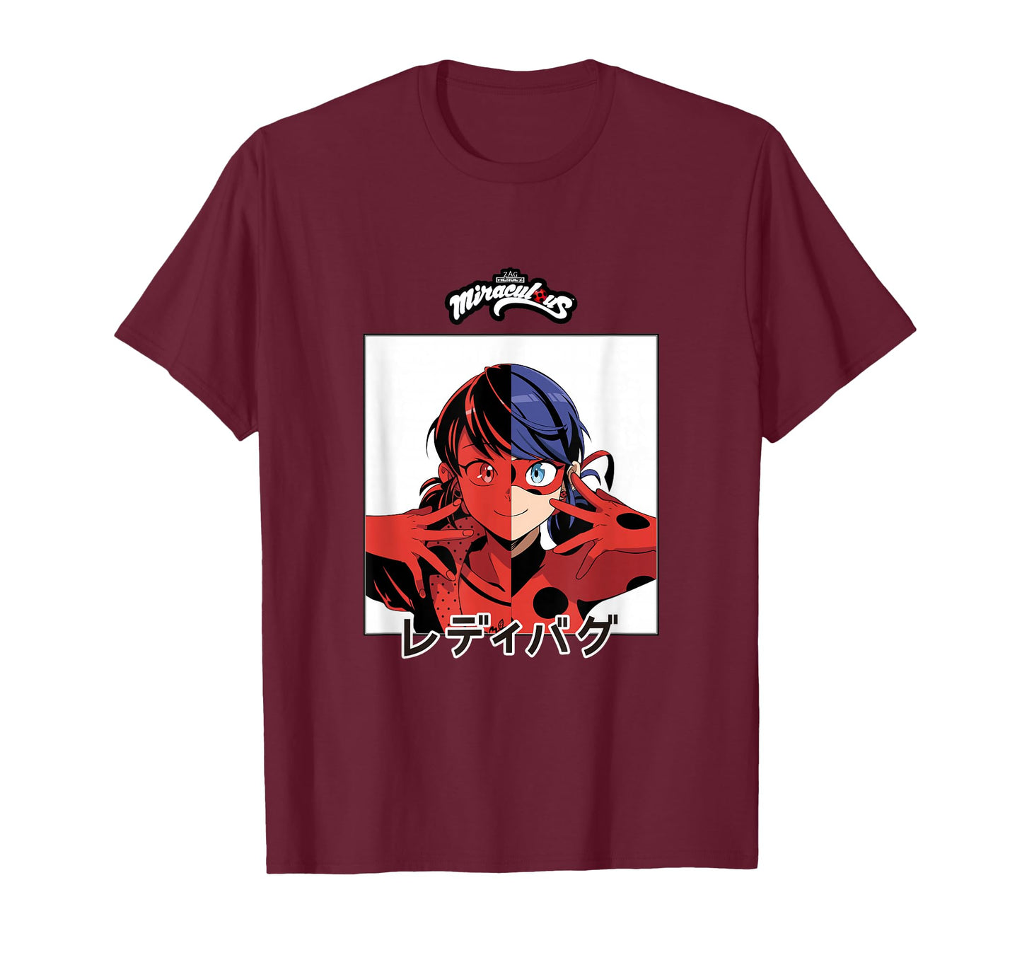 Miraculous Ladybug vs Marinette Manga T-Shirt