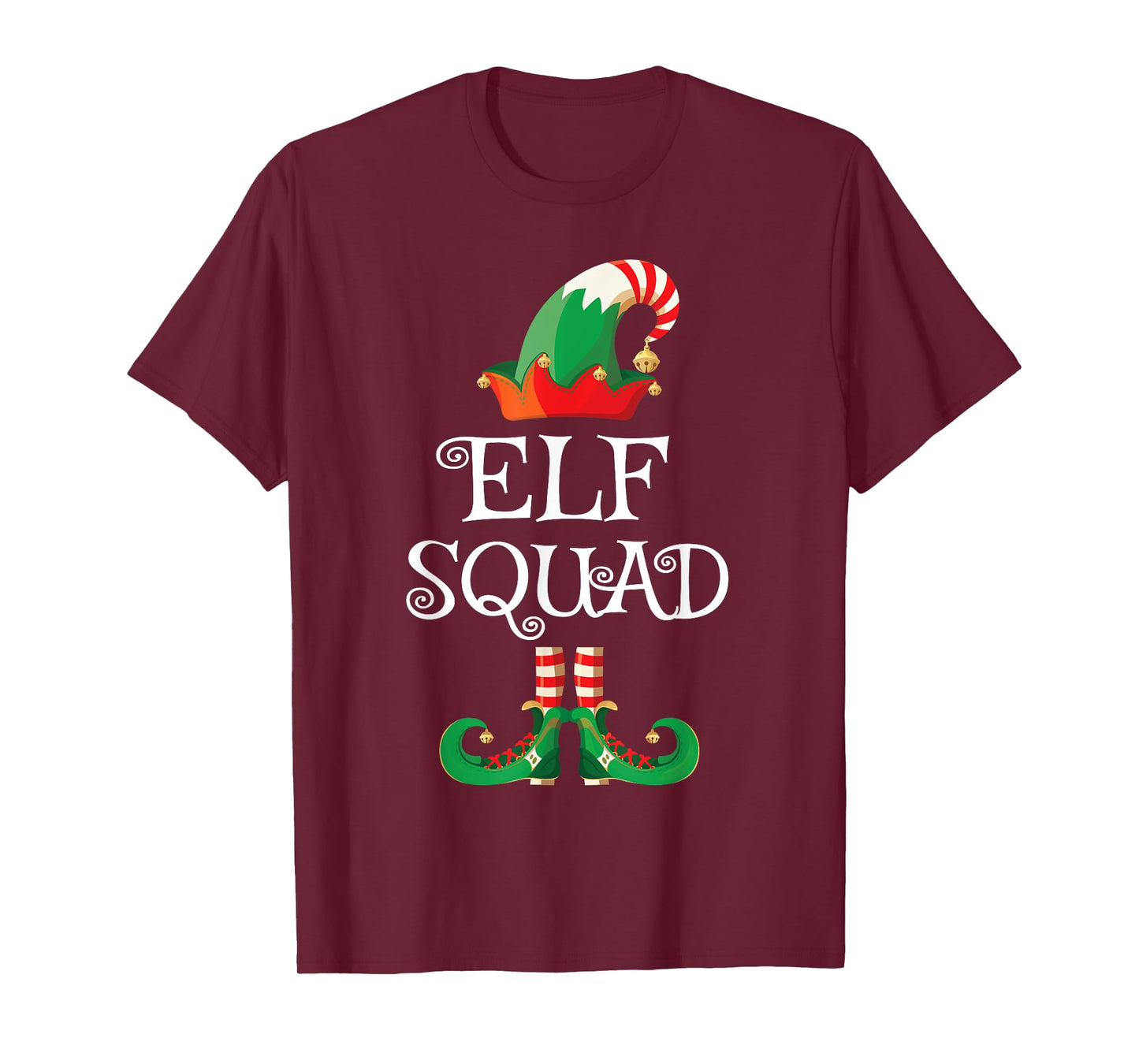 Elf Squad Shirt Funny Family Matching Christmas T-Shirt