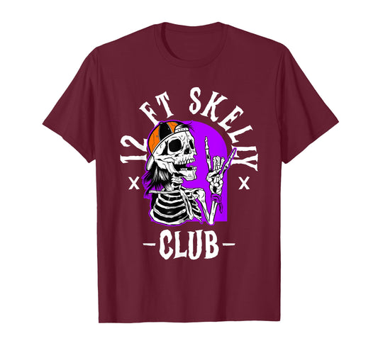 12 FT Skelly Club - Halloween 12 Foot Skeleton T-Shirt