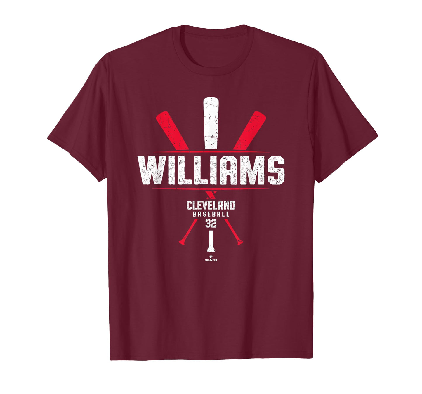 Vintage Baseball Bat Gameday Gavin Williams Cleveland T-Shirt