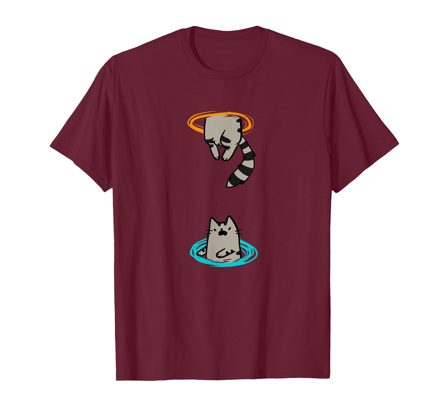 Portal Cat Funny Video Game Animal T-Shirt