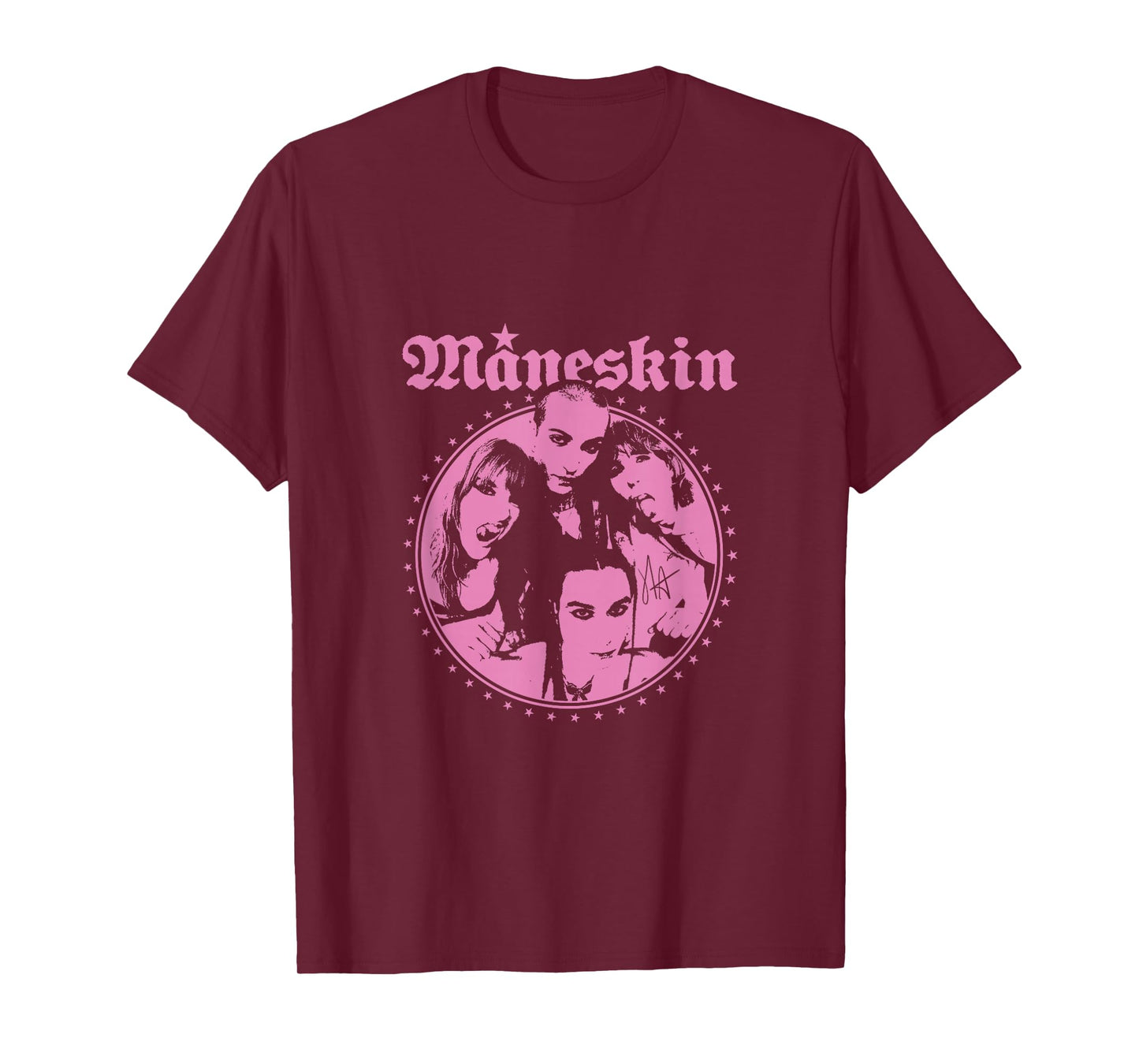 Måneskin Pink Fisheye T-Shirt
