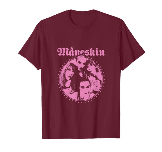 Måneskin Pink Fisheye T-Shirt