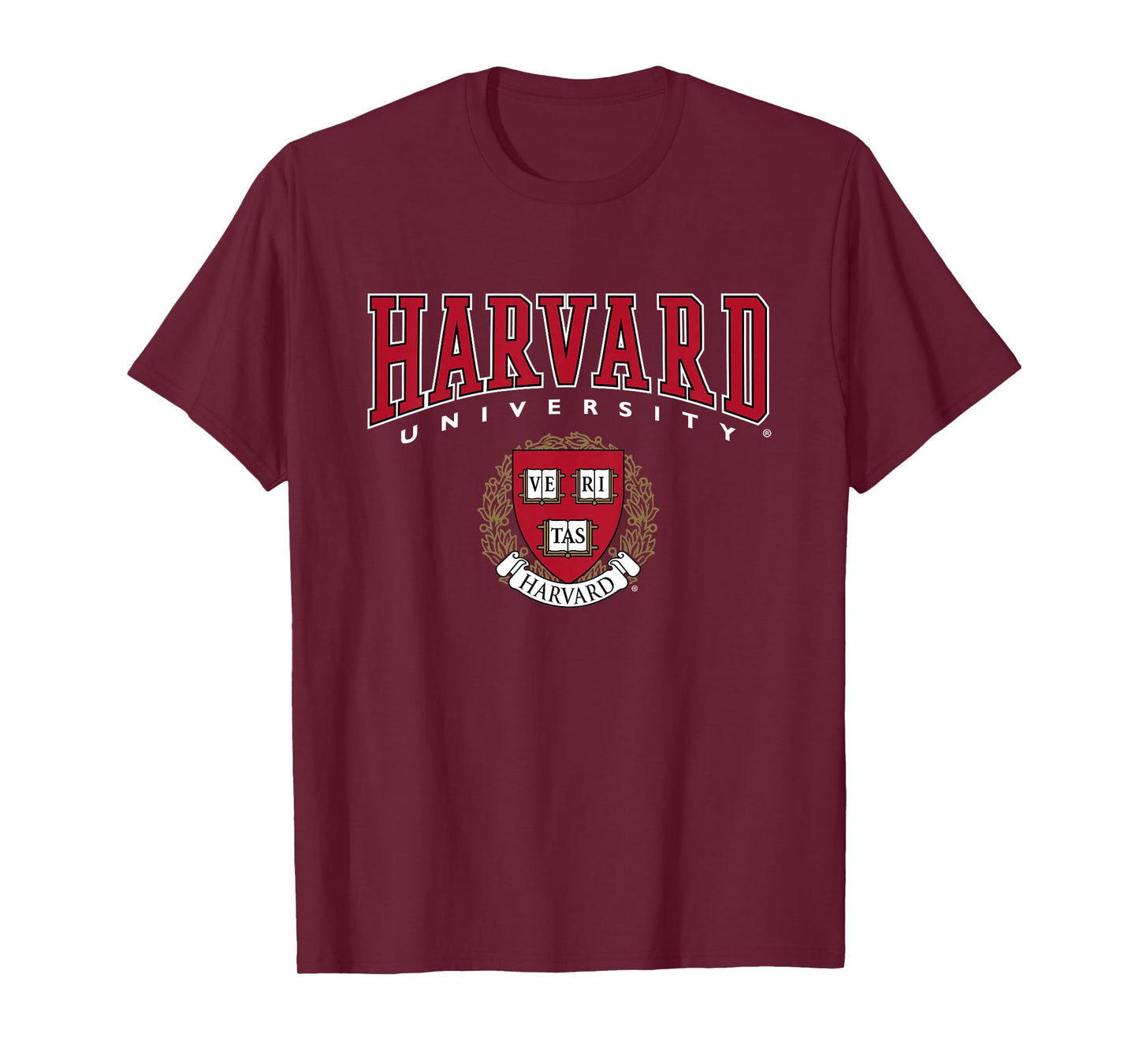 Harvard University Red Veritas Crest Kids T-Shirt