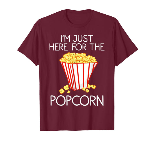 Funny Popcorn Movie Novelty Gift | Cute Snack Fan Boys Girls T-Shirt