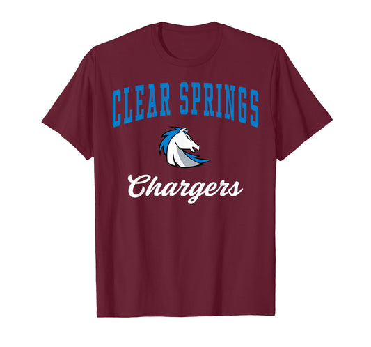 Clear Springs High School Chargers T-Shirt C3 T-Shirt