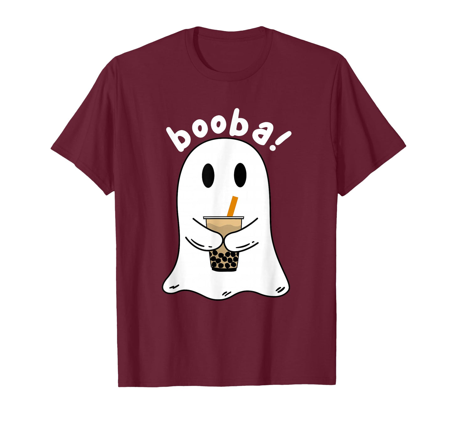 Funny Booba Boba Tea Halloween Costume T-Shirt