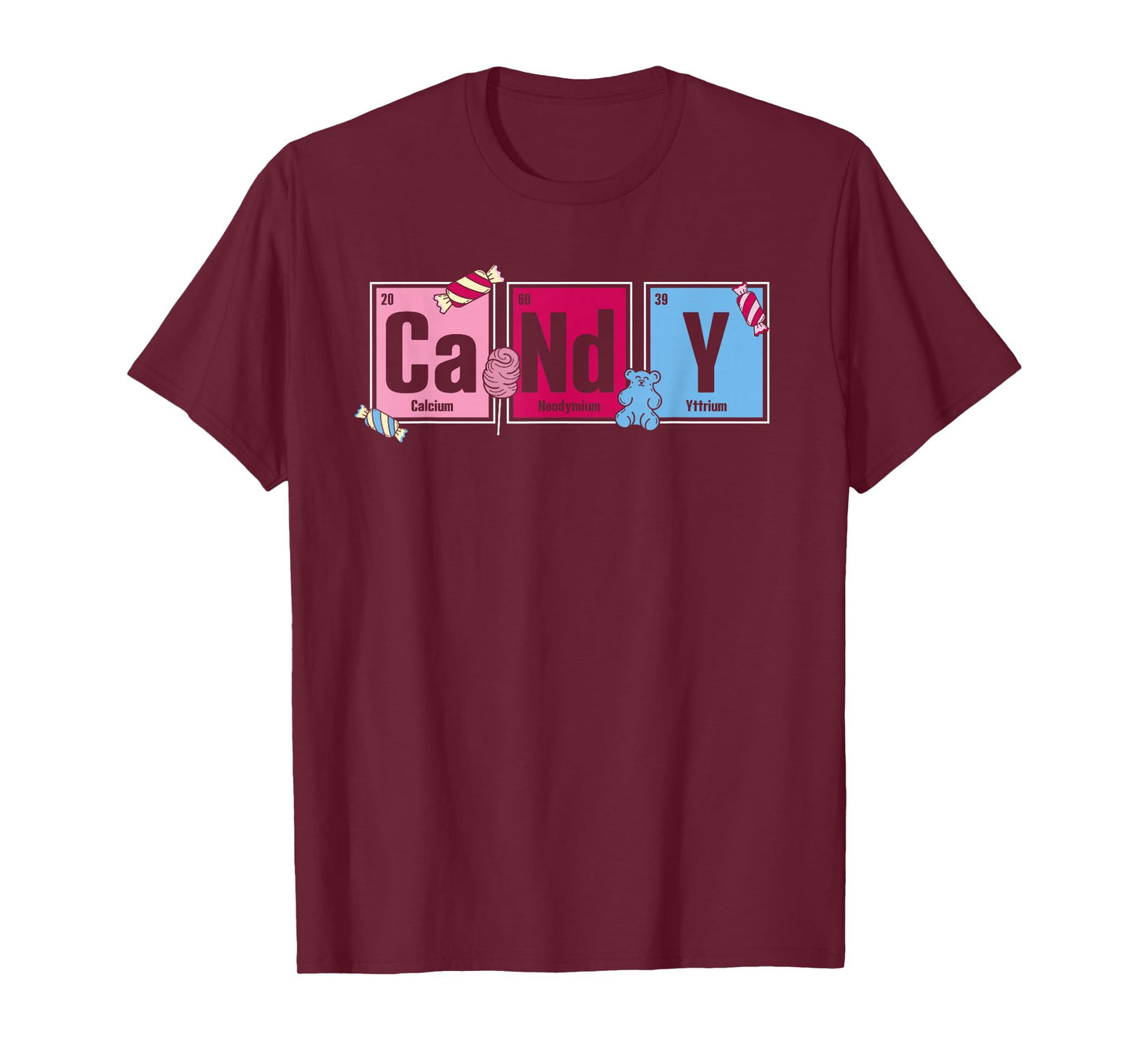 Periodic Table Inspired Fun Elements Read Candy Sweet T-Shirt