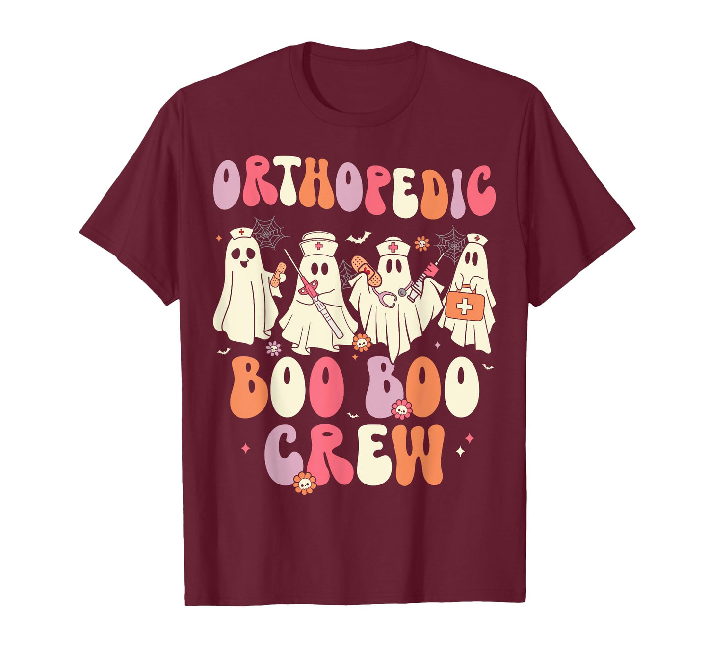Orthopedic Boo Crew Funny Ortho Nursing Halloween T-Shirt