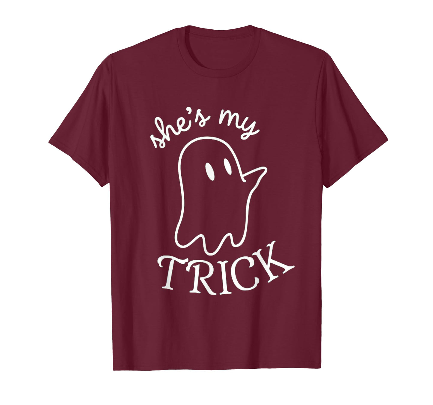 She's My Trick He's My Treat Couples Ghost Men Women T-Shirt