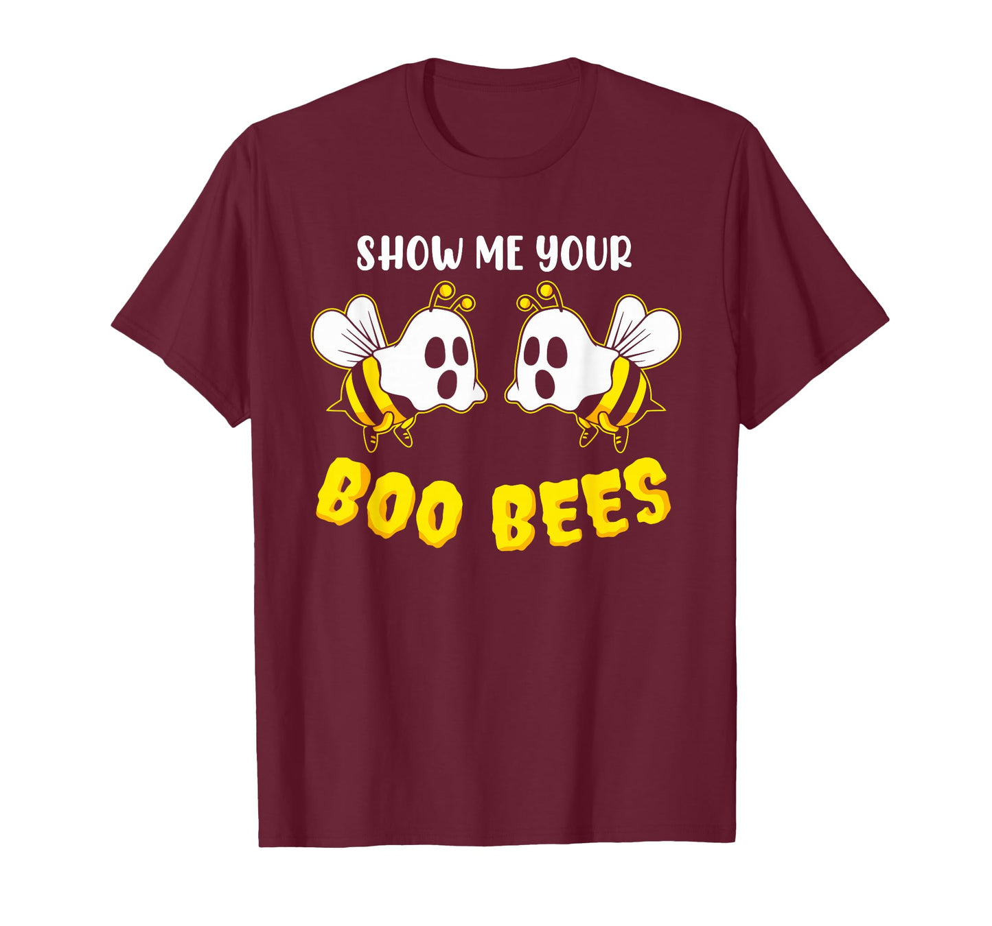 Show Me Your Boo Bees Funny Couples Halloween Costume T-Shirt