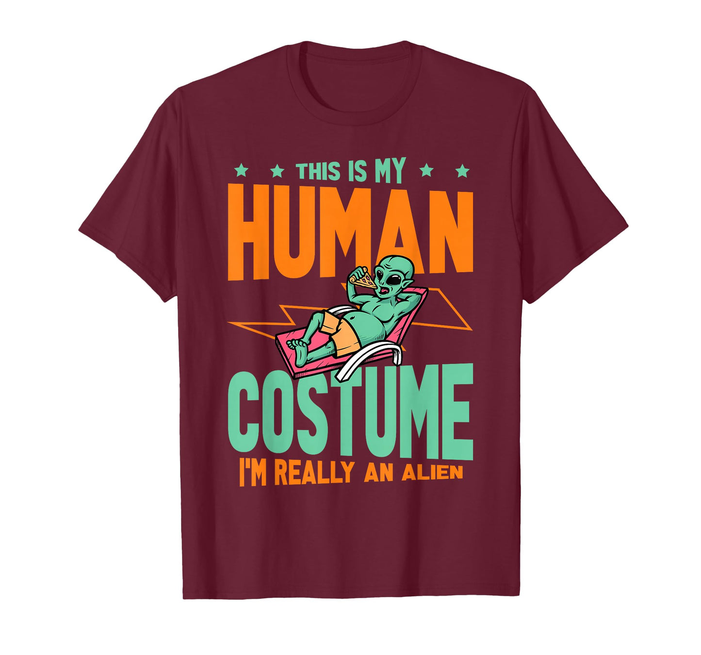 This Is My Human Costume I'm Really An Alien Lover T-Shirt