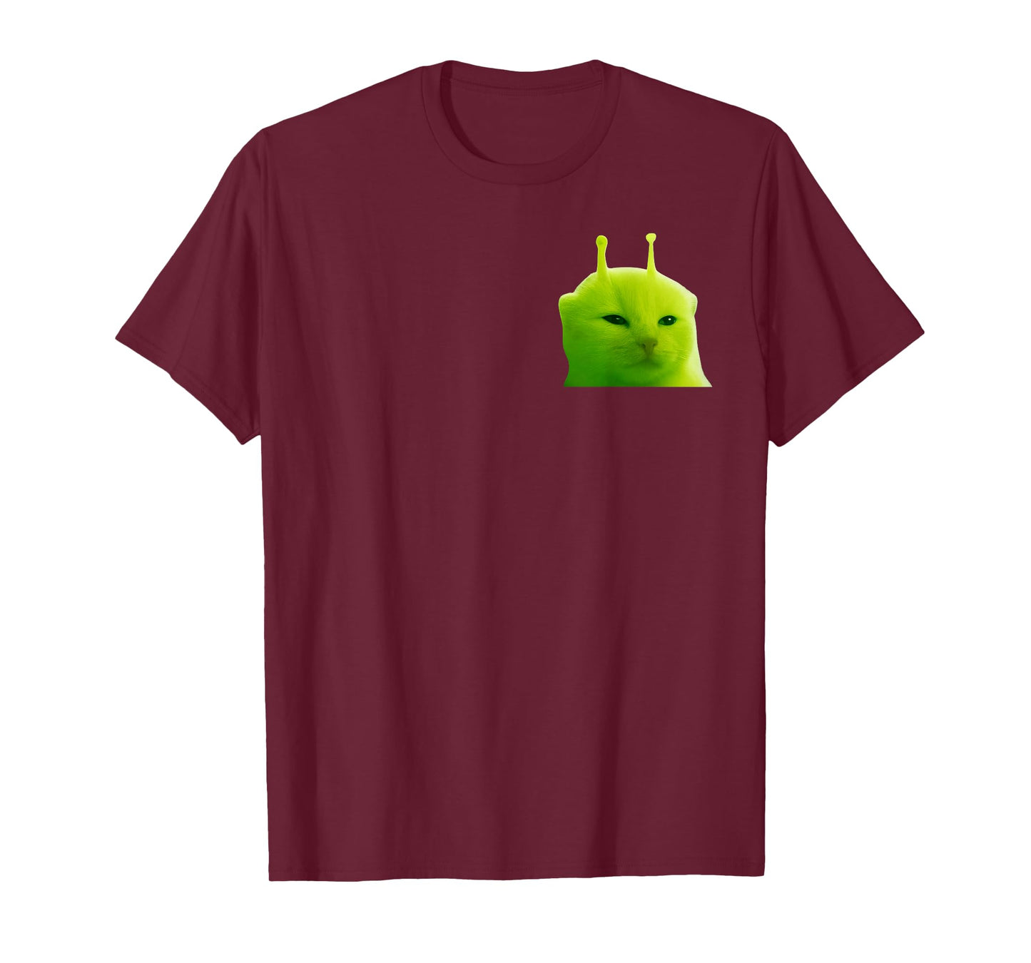 Funny Alien Cat Meme Glerp Glorp Zep Zep T-Shirt