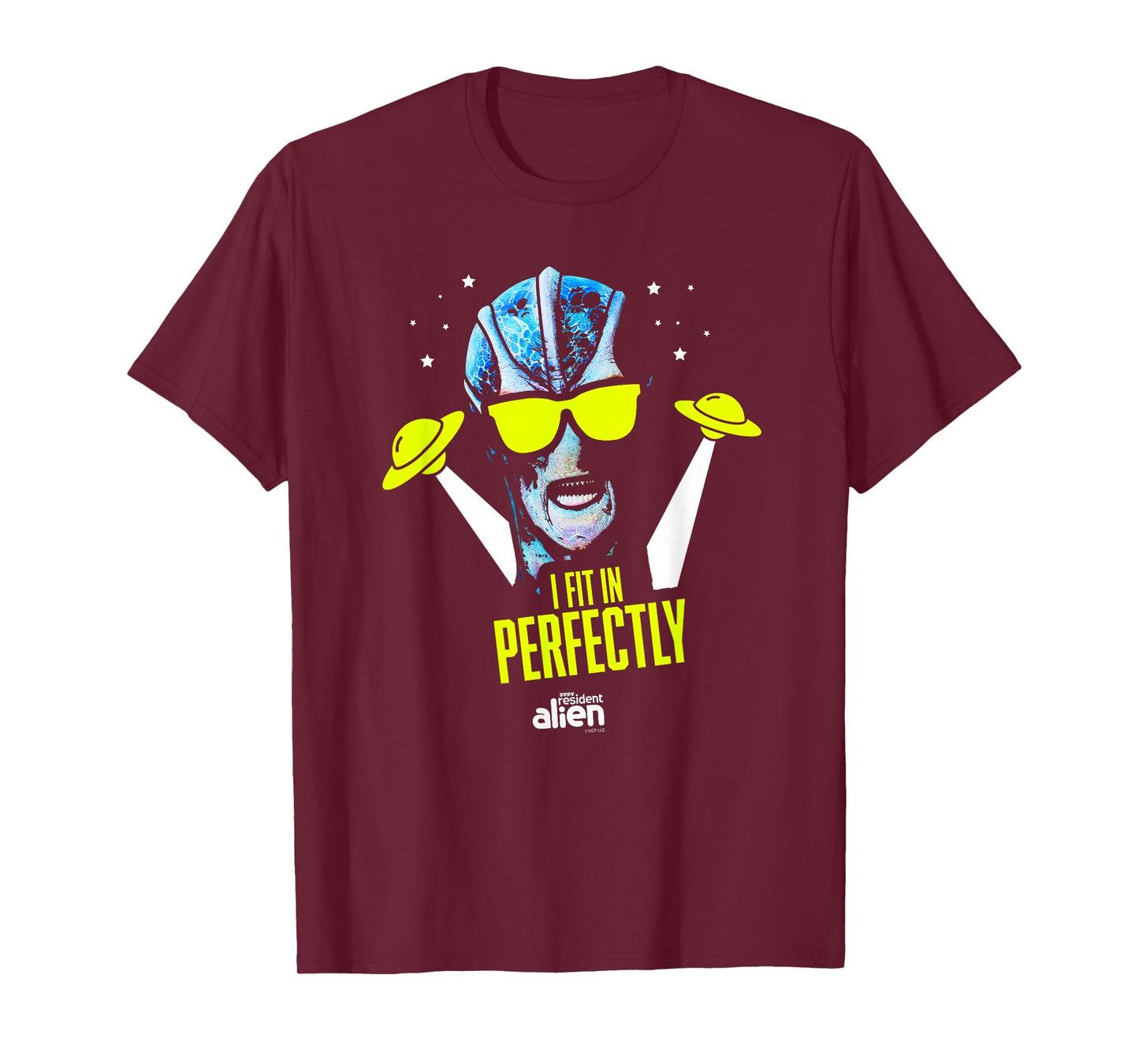 Resident Alien I Fit In Perfectly - Officially Licensed T-Shirt