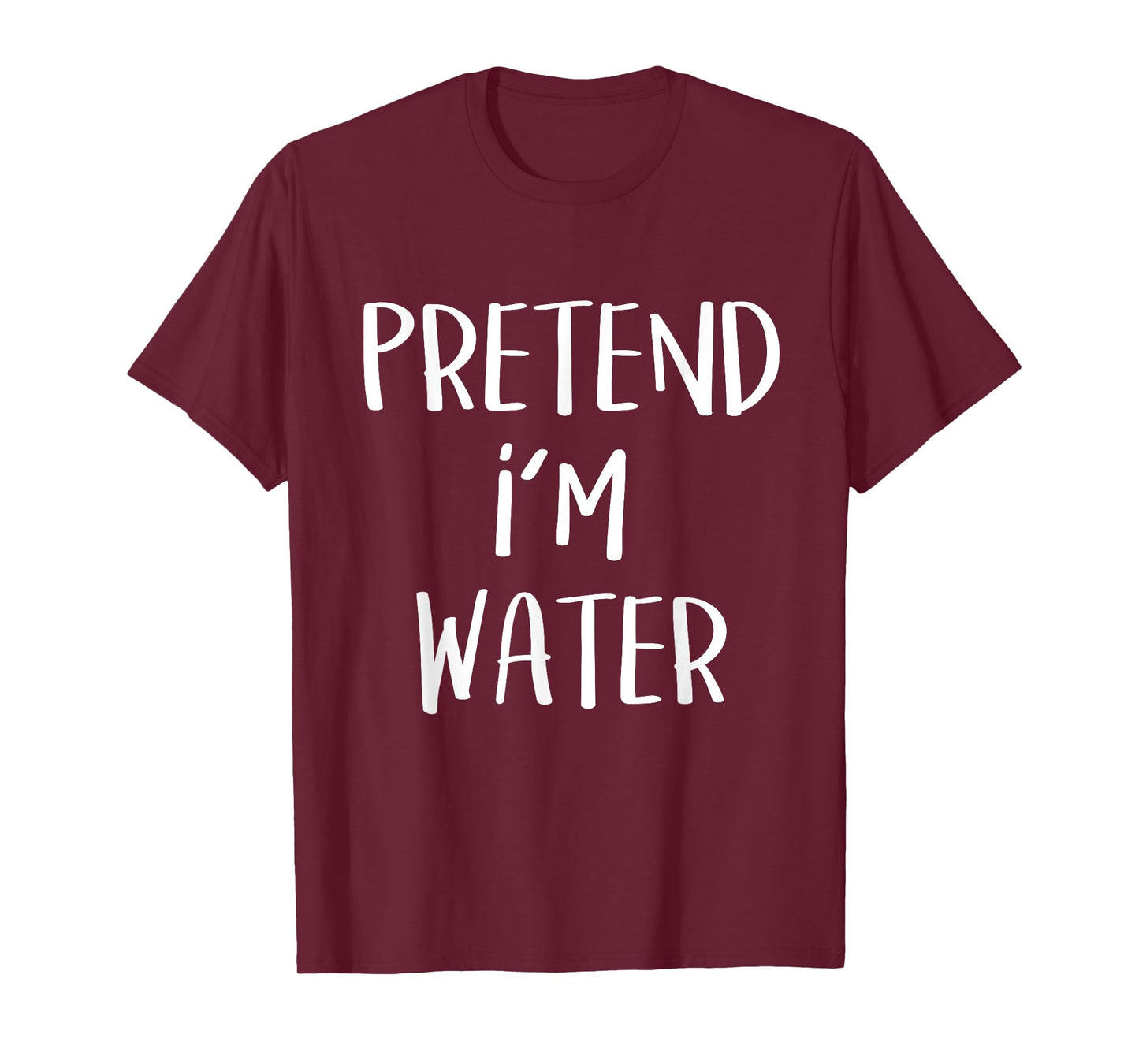 Pretend I'm Water Element Costume Funny Halloween Party T-Shirt