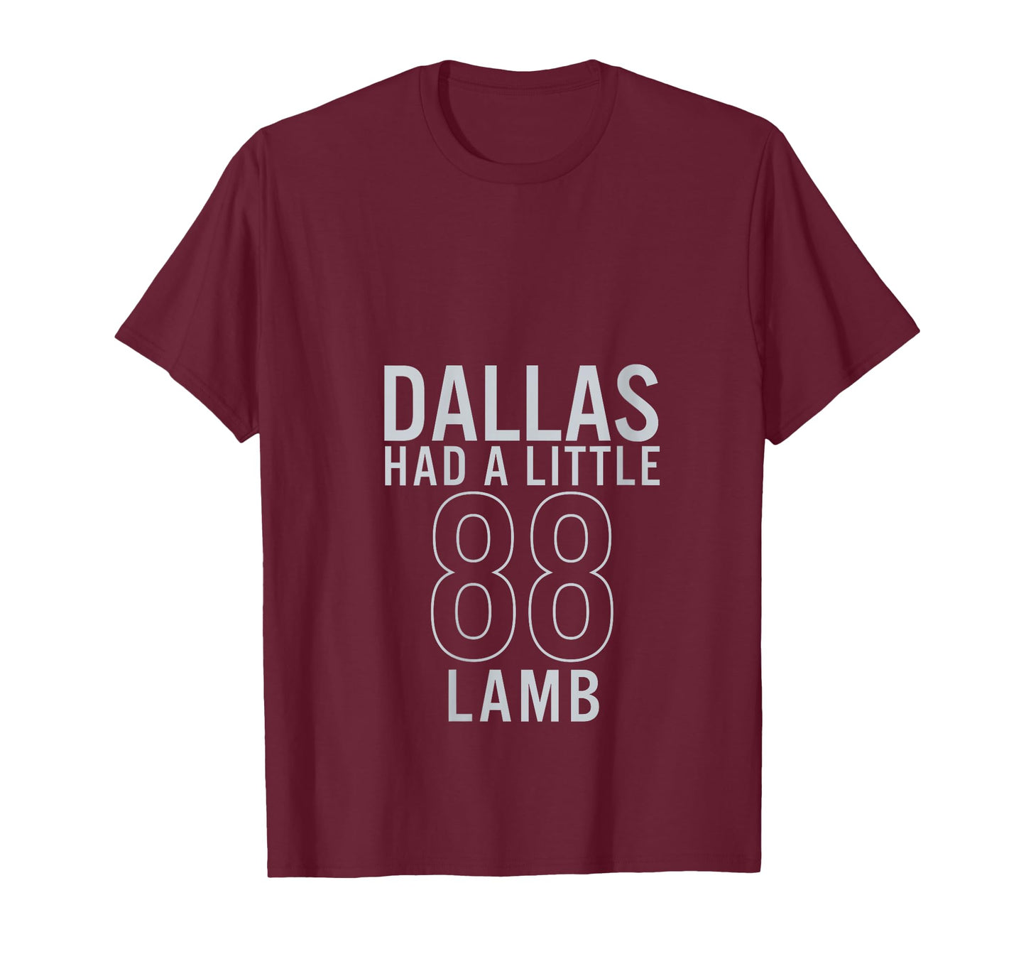 Womens Dallas Had A Little Lamb V-Neck T-Shirt