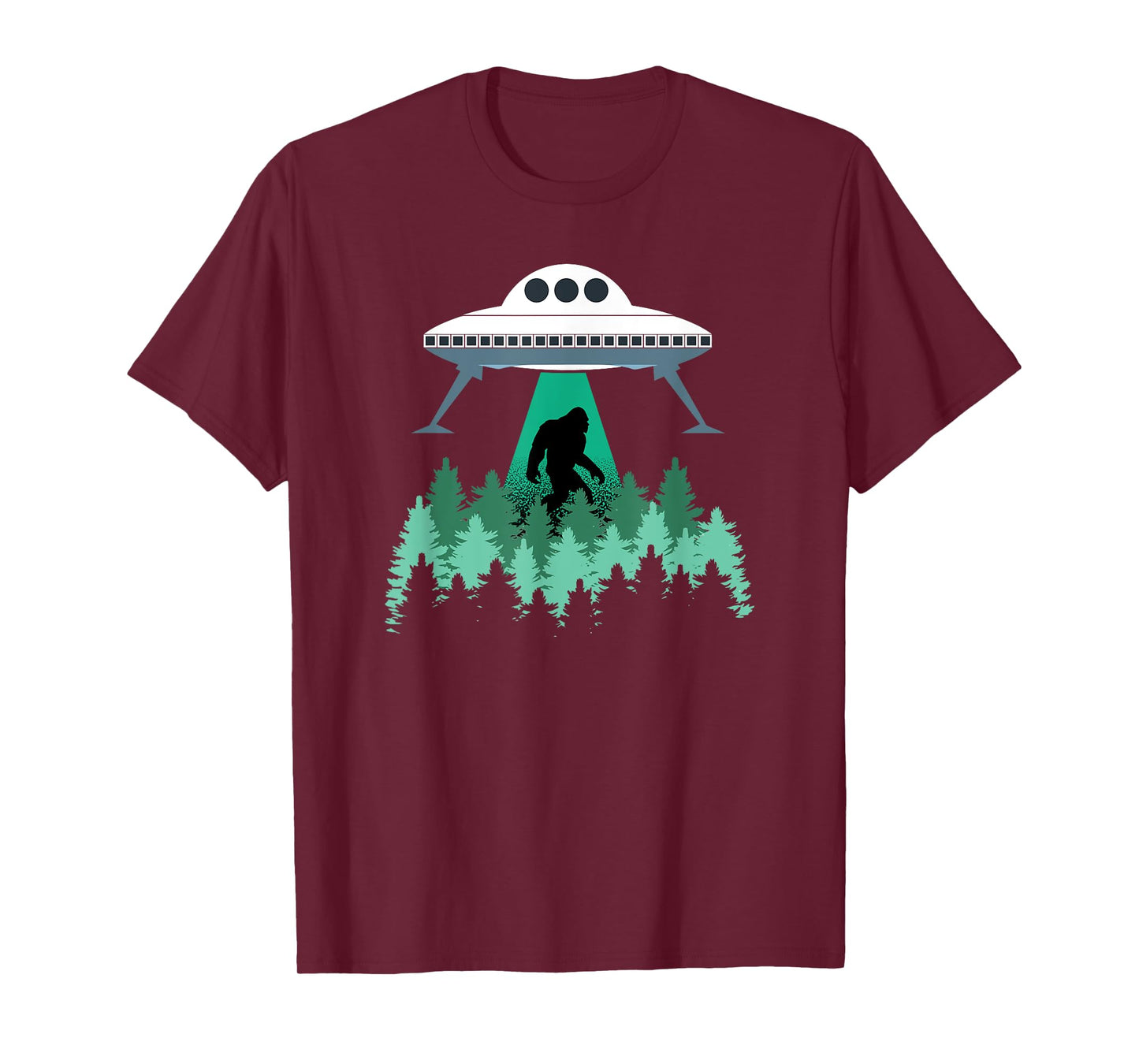 Bigfoot UFO Shirt Abduction Alien Conspiracy Gift T-Shirt