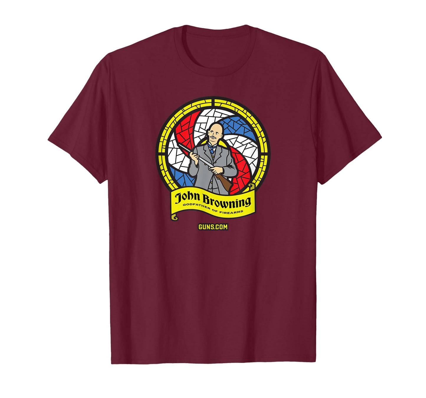 John Browning Stained Glass T-Shirt