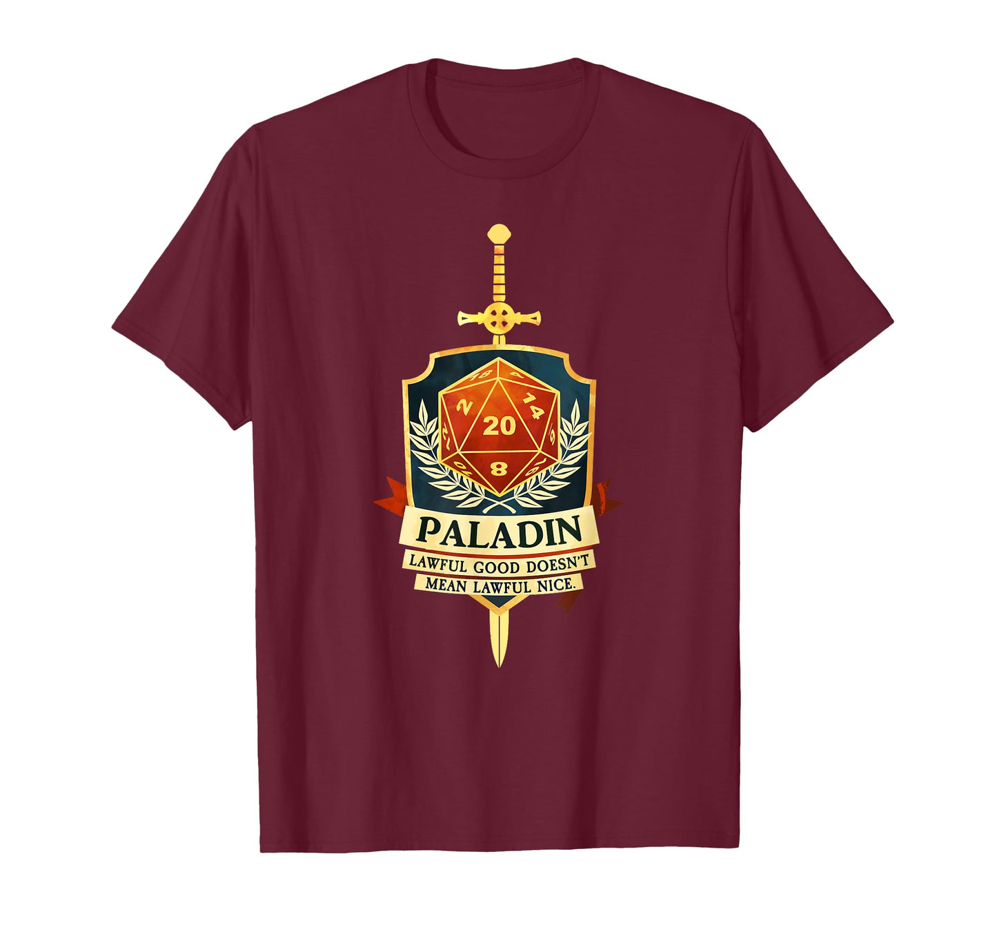 Paladin Fantasy RPG TRPG Gamer Class T-Shirt