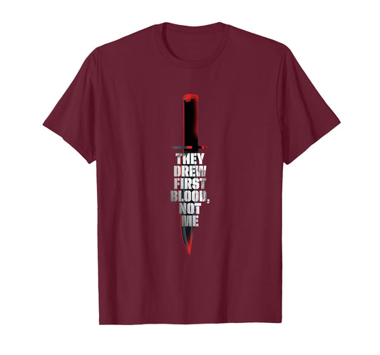 Rambo First Blood They Drew First Blood Not Me T-Shirt