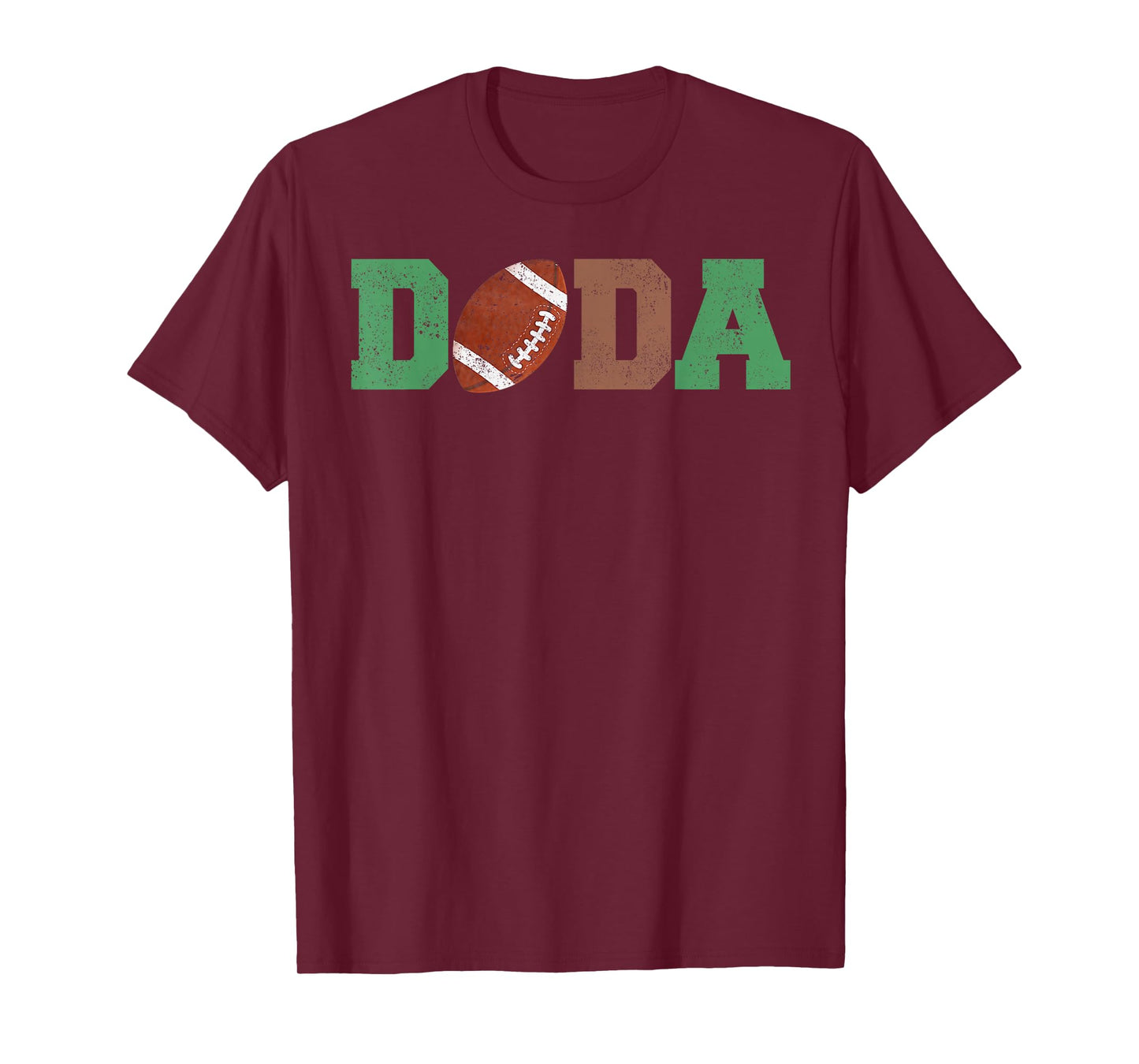 Dada of the 1 Year old Football 1st Year Down Birthday Party T-Shirt