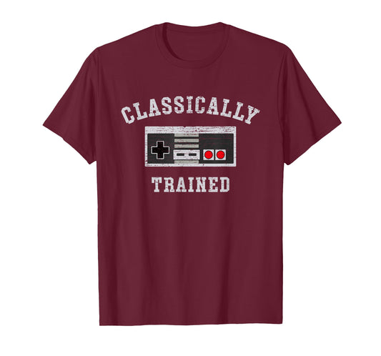 Classically Trained Video Game, cool Adult Gamer T-Shirt