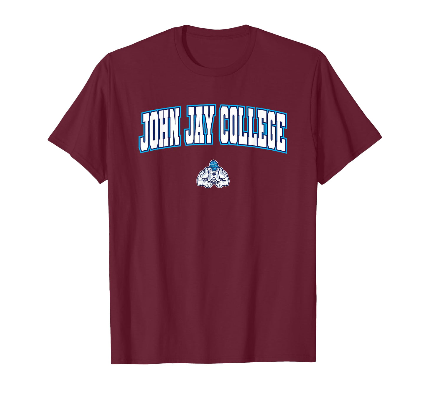 John Jay College of Criminal Justice Bloodhounds Arch Logo T-Shirt
