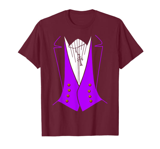 Dracula Halloween Tuxedo Costume Funny Party T-Shirt