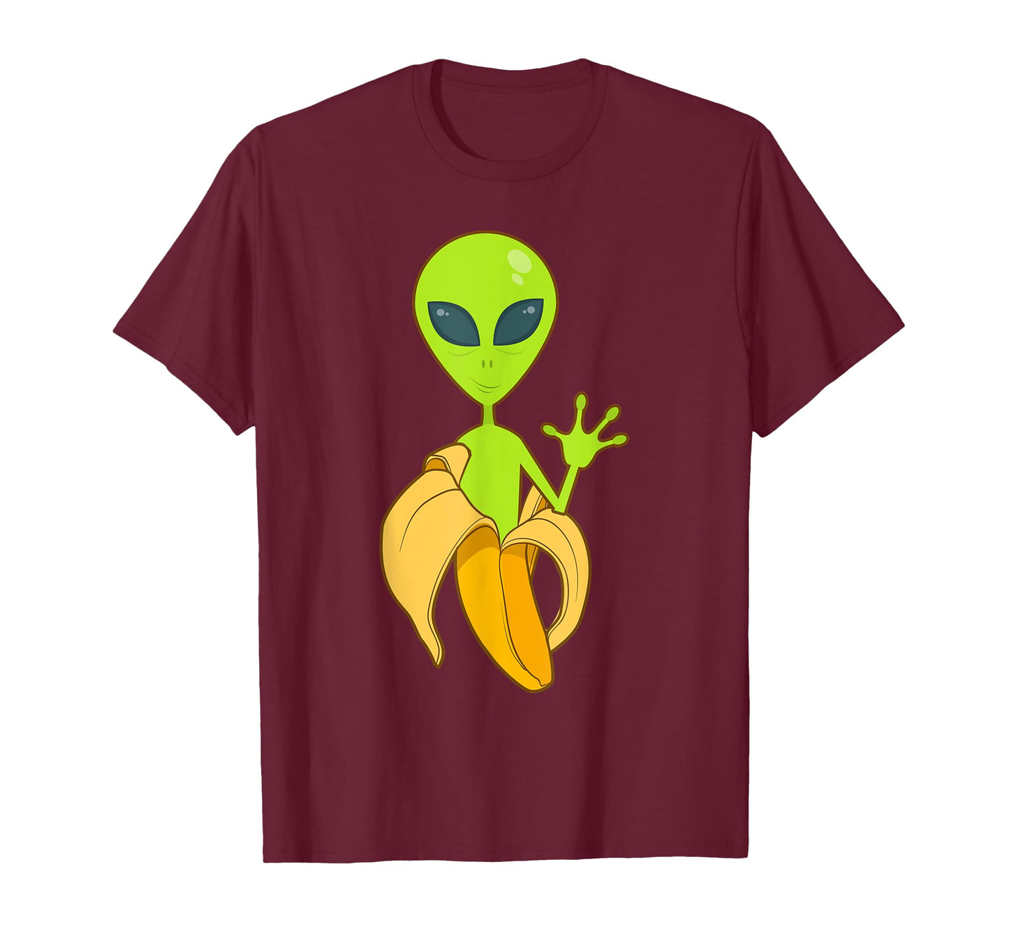 Alien in a Banana Extraterrestrial Roswell Funky Space T-Shirt